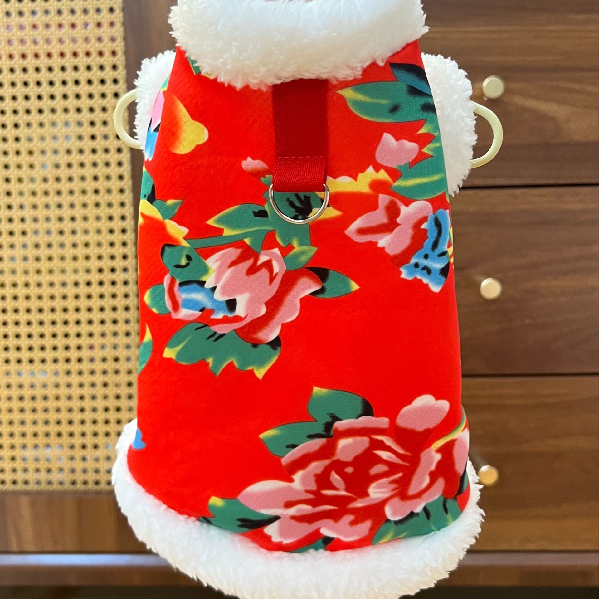 Floral Winter Pet Coat | Cozy Northeast Style Dog Jacket